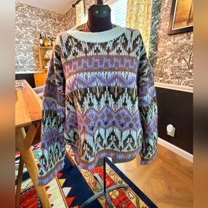 Anthropologie warm sweater, side XL